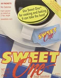 Amazon.com : Sweet One Sugar Substitute, 50 Count (Pack of 6) : Sugar ...