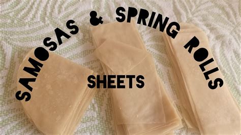 How To Make Samosas Spring Rolls Sheets For Beginners On Stove In