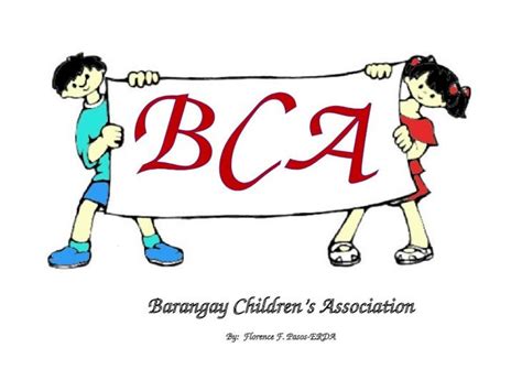 Ppt Barangay Childrens Association Bca Philippines Child