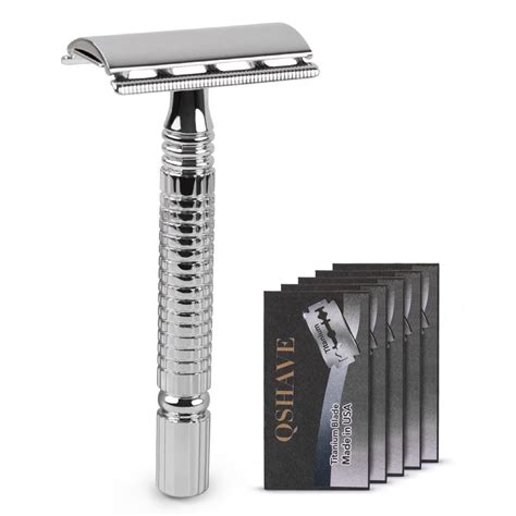 Купить Мужская классическая безопасная бритва для бритья Qshave с ...