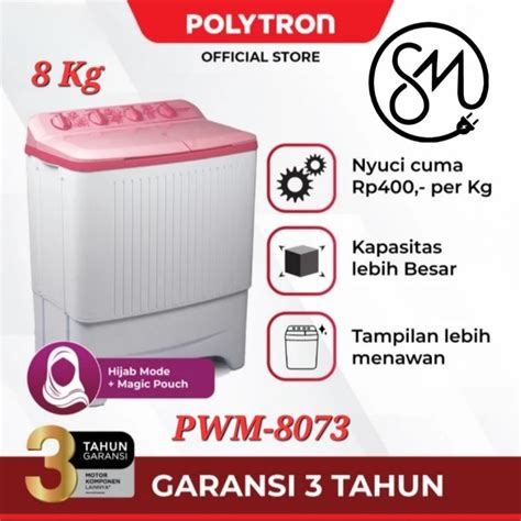 Jual Mesin Cuci Polytron Kg Pwm Primadona Giant Pwm Tabung