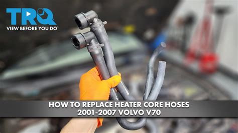 How To Replace Heater Hoses Volvo V A Auto