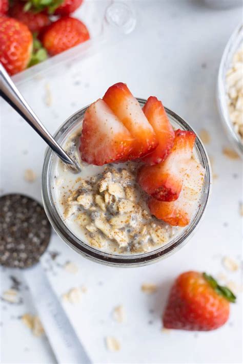 Strawberry Overnight Oats Evolving Table