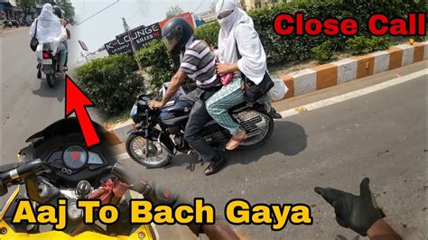 Crash Hote Hote Bach Gaya 😱 Close Call During Ride College Girl