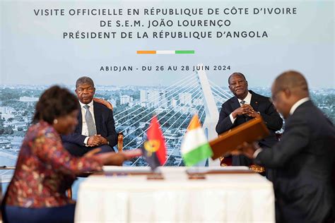 Diplomatie La C Te D Ivoire Et L Angola Signent Plusieurs Accords