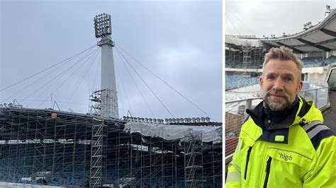 28 bärlinor håller upp Ullevi nu ska de plockas ner P4 Göteborg