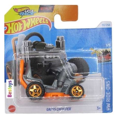 Models Hotwheels Hot Wheels Grass Chomper Lawnmower Ride On Netflix Let S Race