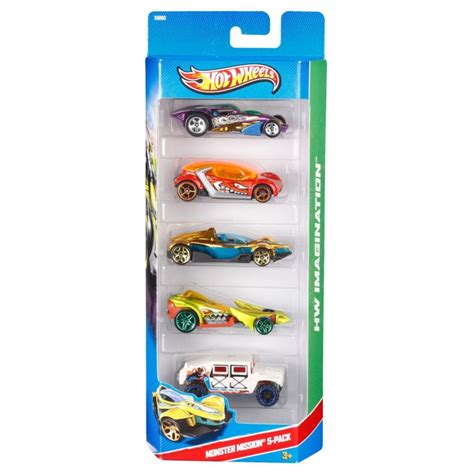 Hot Wheels Pack 5 Vehículos