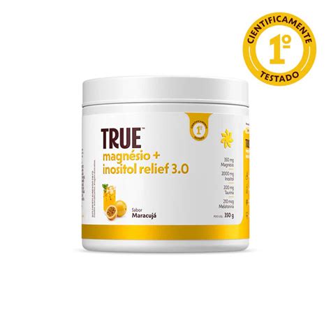 True Magnésio Inositol Relief 3.0 Maracujá 350g True Source - True Magnésio + Inositol Relief 3.0 (Maracujá 350g) – True Source – Bifit®