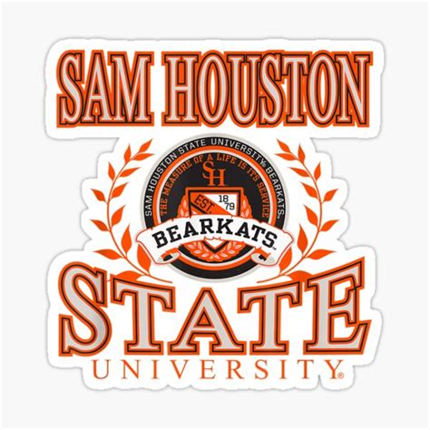 Sam Houston State Bearkats Laurels Officially Licensed Sticker For