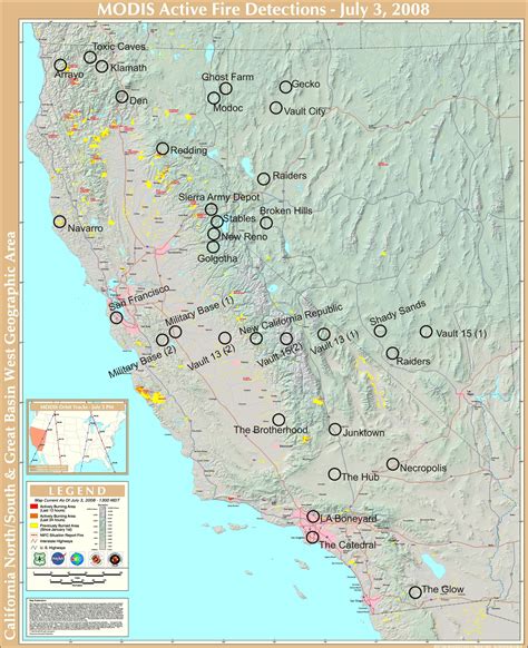 Made A Map Of Main Locations In Fallout Games And Where 41 OFF