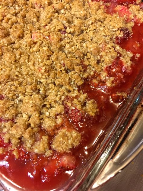 My Mamaw's Classic Rhubarb Crisp | My Imperfect Kitchen