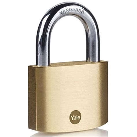 Yale Brass Padlock 60mm Saunderson Security