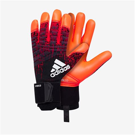 Guantes De Portero Adidas Predator Pro Hybrid Rojo Negro Rojo Solar