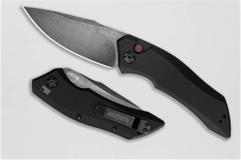 Kershaw Launch 1 Automatic Knife Black Aluminum 7100BW – Latama Cutlery