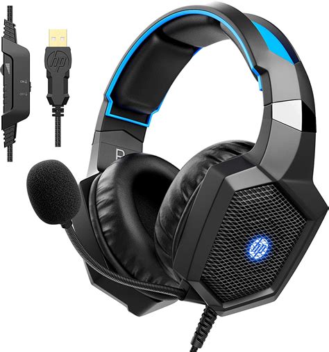 HP PC/Mac/Laptop Stereo Gaming Headset Set with Microphone H320 ...