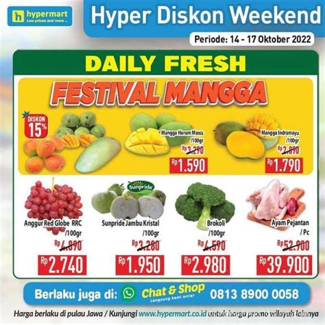 Promo Jsm Hypermart Mulai Oktober Katalog Hyper Diskon