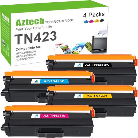 Aztech TN423 Cartouche De Toner Compatible Pour Brother TN 423 TN421