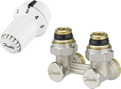 Danfoss Heizkörperthermostat Danfoss Thermostat-Set Hahnblock Home RAS ...