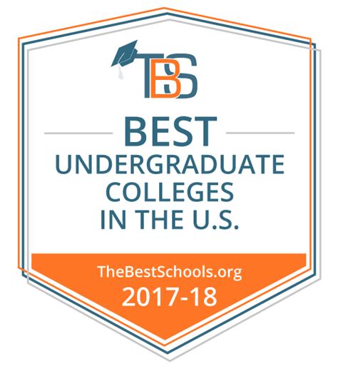 The 50 Best Undergraduate Colleges in the United States for 2017–18 ...