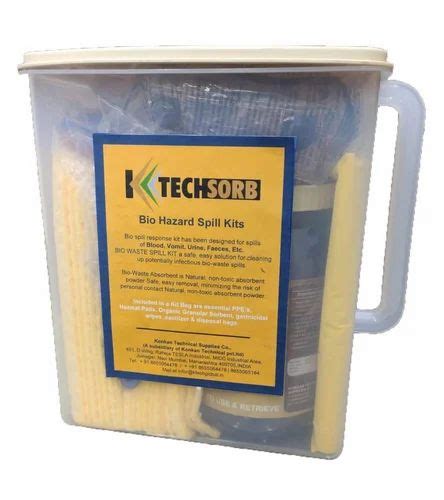 Bio Hazard Spill Kit Hospital Spill Kit Container Size 5 Litres At