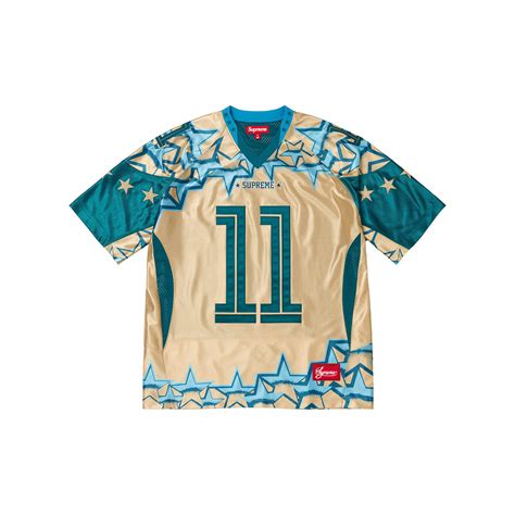 Supreme Stars Football Jersey Gold (SS25) – STEALPLUG KL