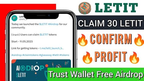 Free Airdrop Trust Wallet Without Fees Claim 30 LETIT Token New