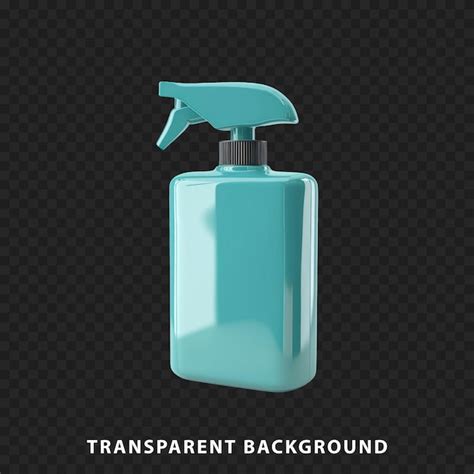 Premium PSD 3d Render Hand Sanitizer Isolated On Transparent Background