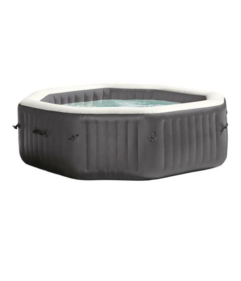 Intex 140 Bubble Jets 6 Person Octagonal Portable Inflatable Hot Tub Spa 28437WL For Sale From