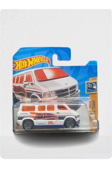 HOT WHEELS Hw 55 Raceteam Dodge Van Hotwheels Oyuncak Metal Araba Diecast Mini Araba Fiyatı