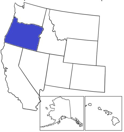 Northwest States And Capitals