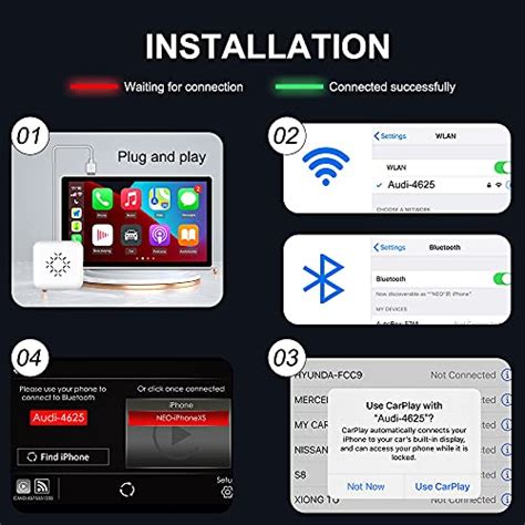 Carlinkit3 0 Mini Wireless CarPlay Adapter For Factory Wired Car Play