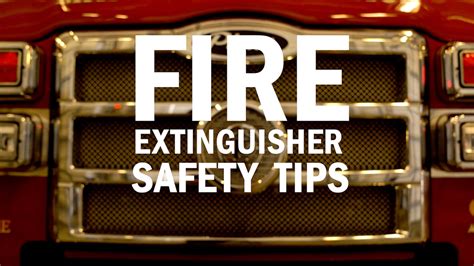 Firefighter Safety Tips