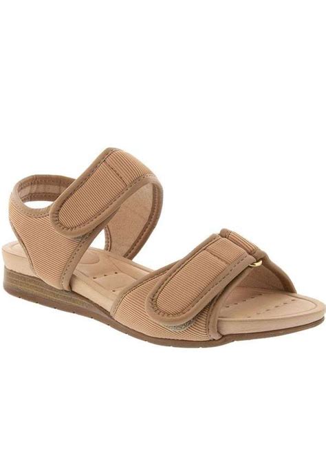 Modare Ultraconforto Sand Lia Modare Ultraconforto Anabela Tiras Tecido Nude Nude Anabela