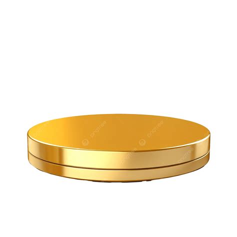 3d Shine Gold Product Podium Shine Gold 3d Png Transparent Image And