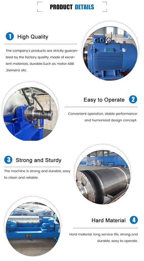 LWS Crude Oil 3 Phase Decanter Centrifuge Reyes Machinery Co Limited