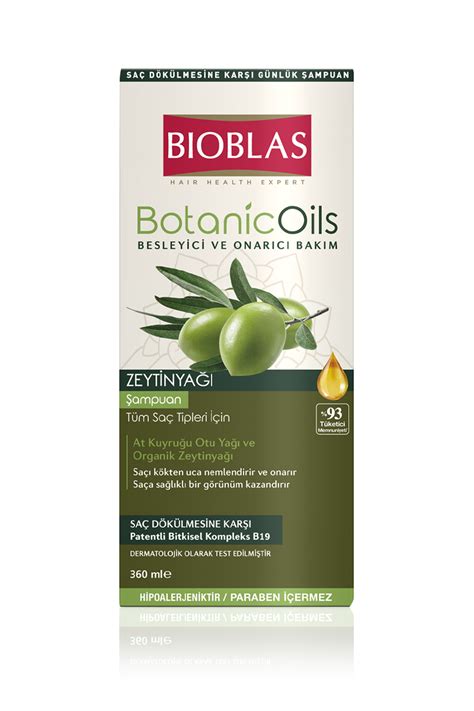 Bioblas Botanic Oils Zeytin Yağı Şampuan 360 ml | Kozmovital