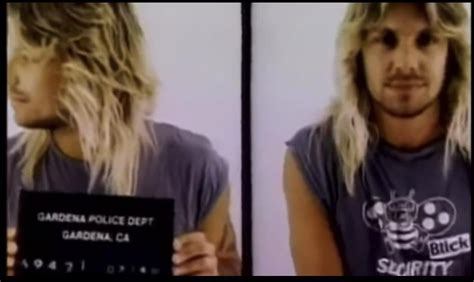 Vince Neil’s mugshot From the crash that killed Razzle from Hanoi Rocks ...