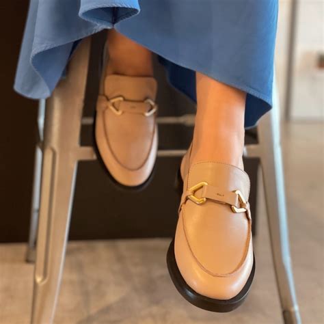 Mocassim Couro Pelica Nude
