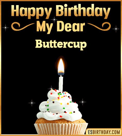 Happy Birthday Buttercup  🎂 Images Animated Wishes【28 S】