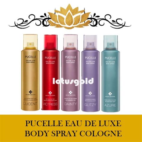 Pucelle Eau De Luxe Body Spray Ml Shopee Malaysia