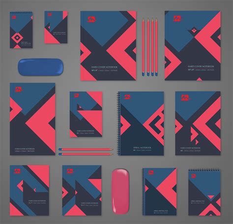 Notebook series on Behance