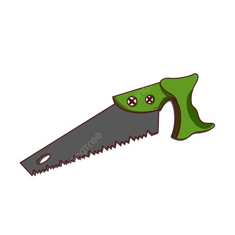 Light Green Single Handle Hand Saw Clip Art Saw Clipart Saw Clipart