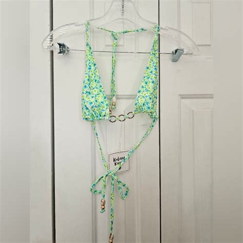 Kulani Kinis Swim Nwt Kulani Kinis Apple Blossom Bikini Set Poshmark