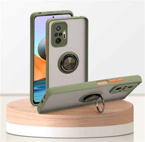 Чехол для Xiaomi Redmi Note 10 Pro / Note 10 Pro Max, с кольцом ...