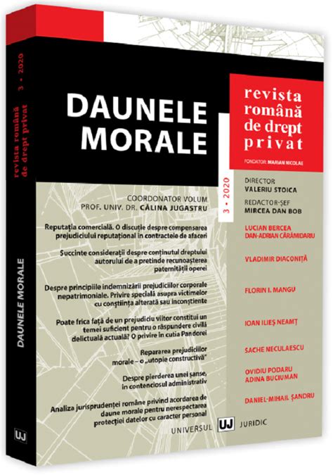 Revista Romana De Drept Privat Nr Pdf Autor Msbook Ro