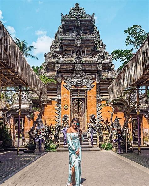 The Puri Saren Ubud aka The Ubud Royal Palace built in the 19th century ...