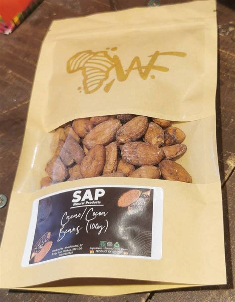 Raw Organic Cacao Cocoa Beans 100g Etsy