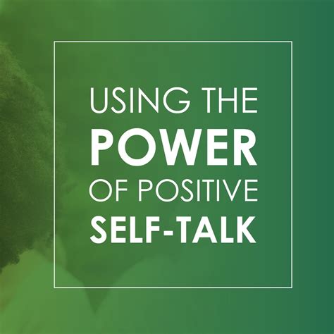 Using The Power Of Positive Self Talk — Lifeways