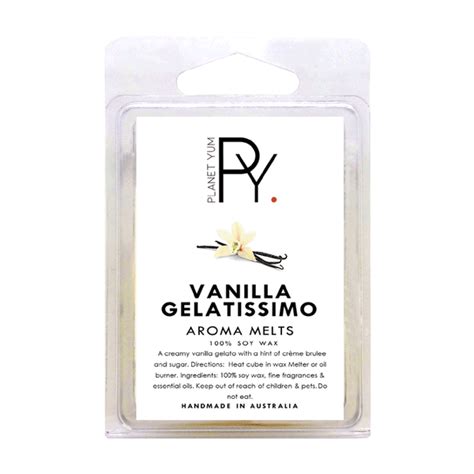 Vanilla Gelatissimo Luxury Scented Soy Wax Melts By Planet Yum Planet Yum